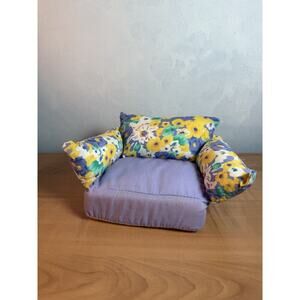 Vintage 1994 Toymax stuffed Barbie sized Cushion Chair